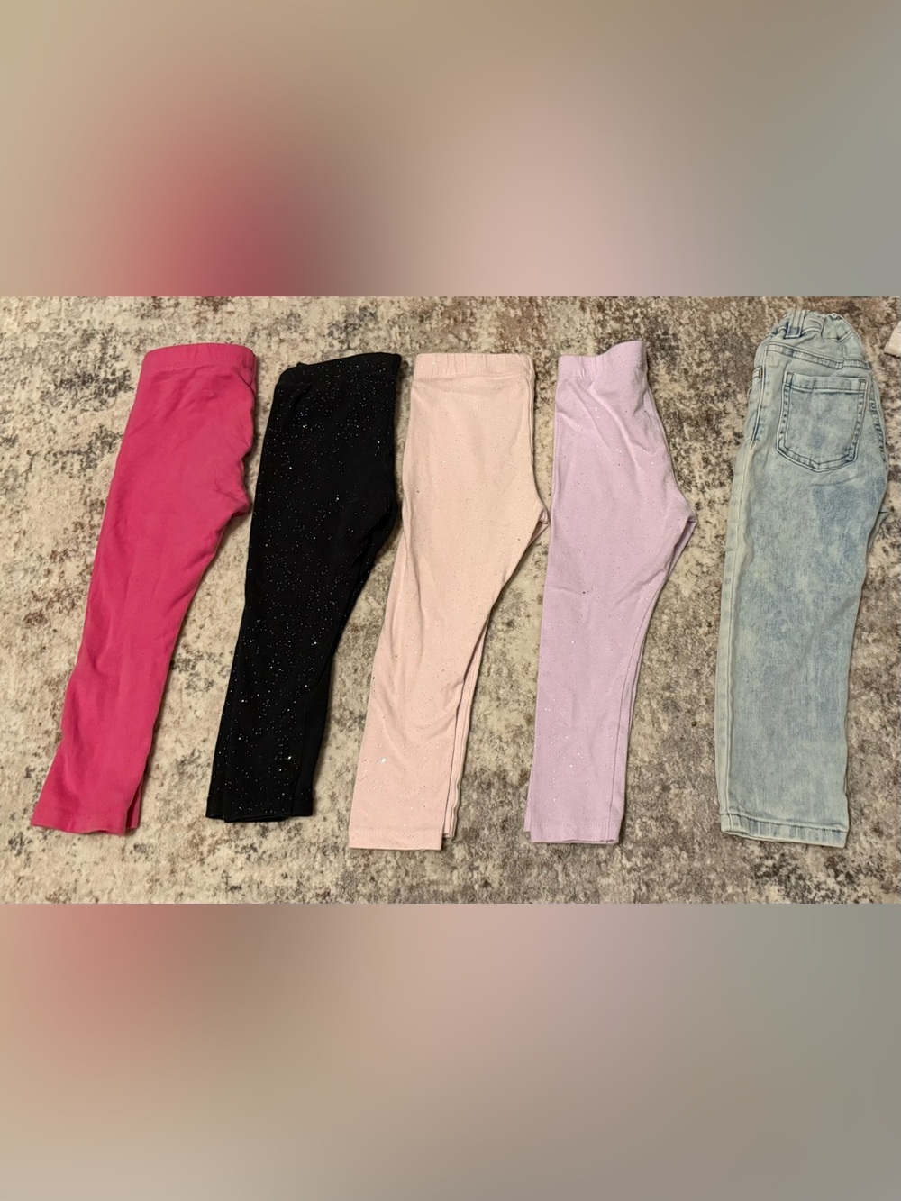 Bundle set toddler girl leggings pants